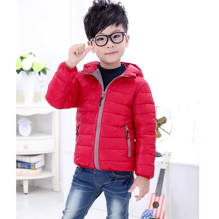 

Fall and Winter New Hot Style Boy Girl Down Jacket Keep Warm Hooded Jacket Cuhk Children Coat