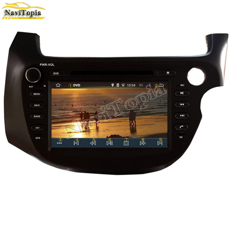 Discount NAVITOPIA 4G RAM 32G ROM Octa Core Android 9.0 Car DVD Radio Multimedia Player GPS Navigation for Honda Fit Jazz R2007- 9