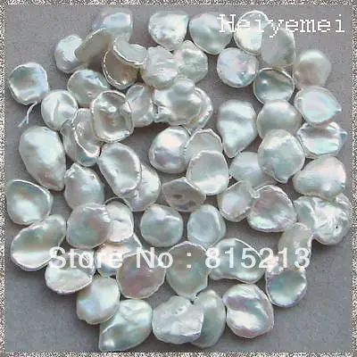 

FREE SHIPPING>@@> N1360 Top Quality Flower Peatal Keshi Pearls necklace