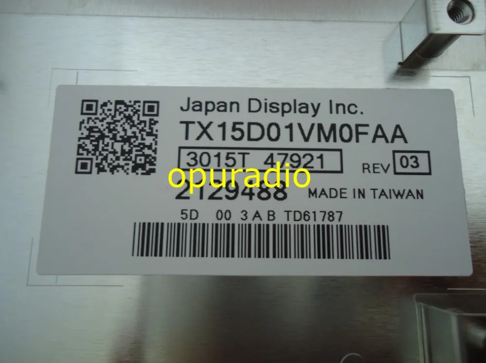 Дисплей TX15D01VM0FAA модуль lcd для экрана 2129488 Япония для mercedes C серии автомобильное аудио-Радио Навигация