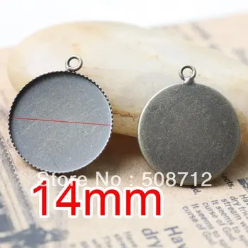 

Free shipping!!! 500pcs bronze Cameo Frame Settings Connectors fit 14mm,Cameo Cab base,pendant settings