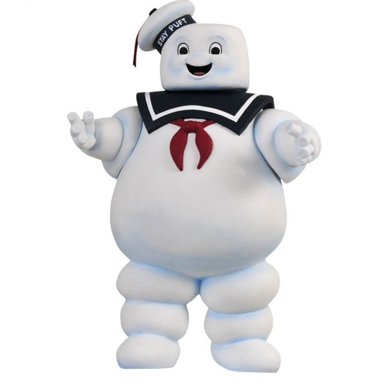 

1Pcs 28cm Vintage Ghostbusters 3 Stay Puft Marshmallow Man Bank Sailor Action Figure Toy Doll