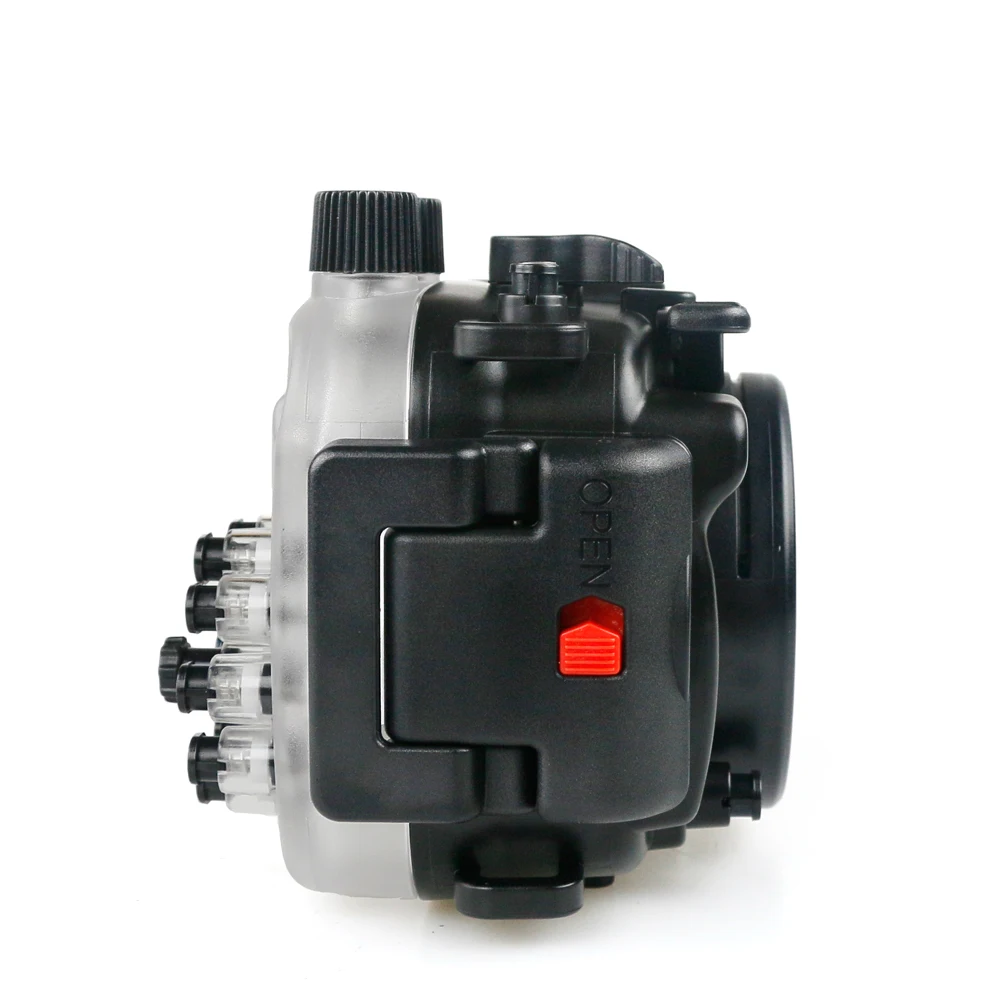 For Nikon J5 10mm Camera Housing Underwater Case 40m Depth Rating Photo Videography Impermeable Bag Cover + Scuba Diving Glasses