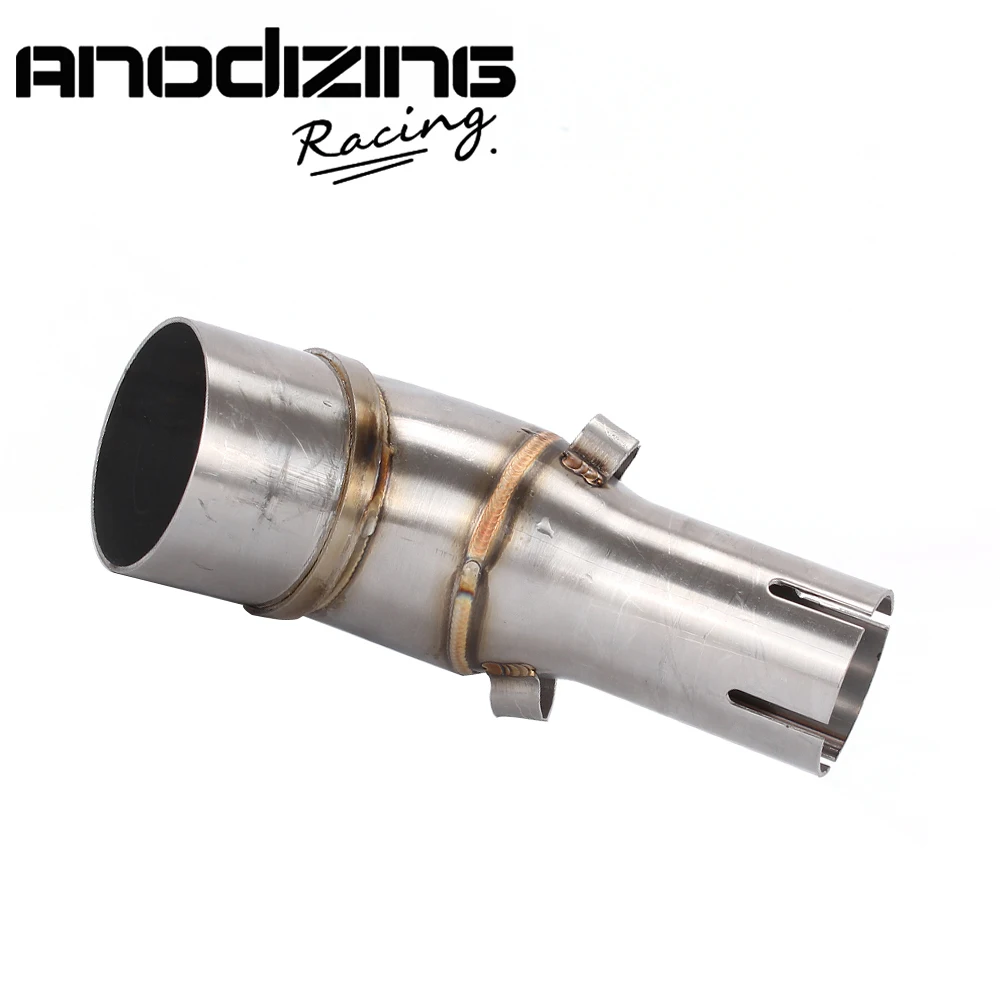 

Free Shipping Motorbike Modified Scooter Muffler Motorcycle Middle Exhaust pipe For YAMAHA YZF R25 R3 2015-2018 MT 03 link pipe