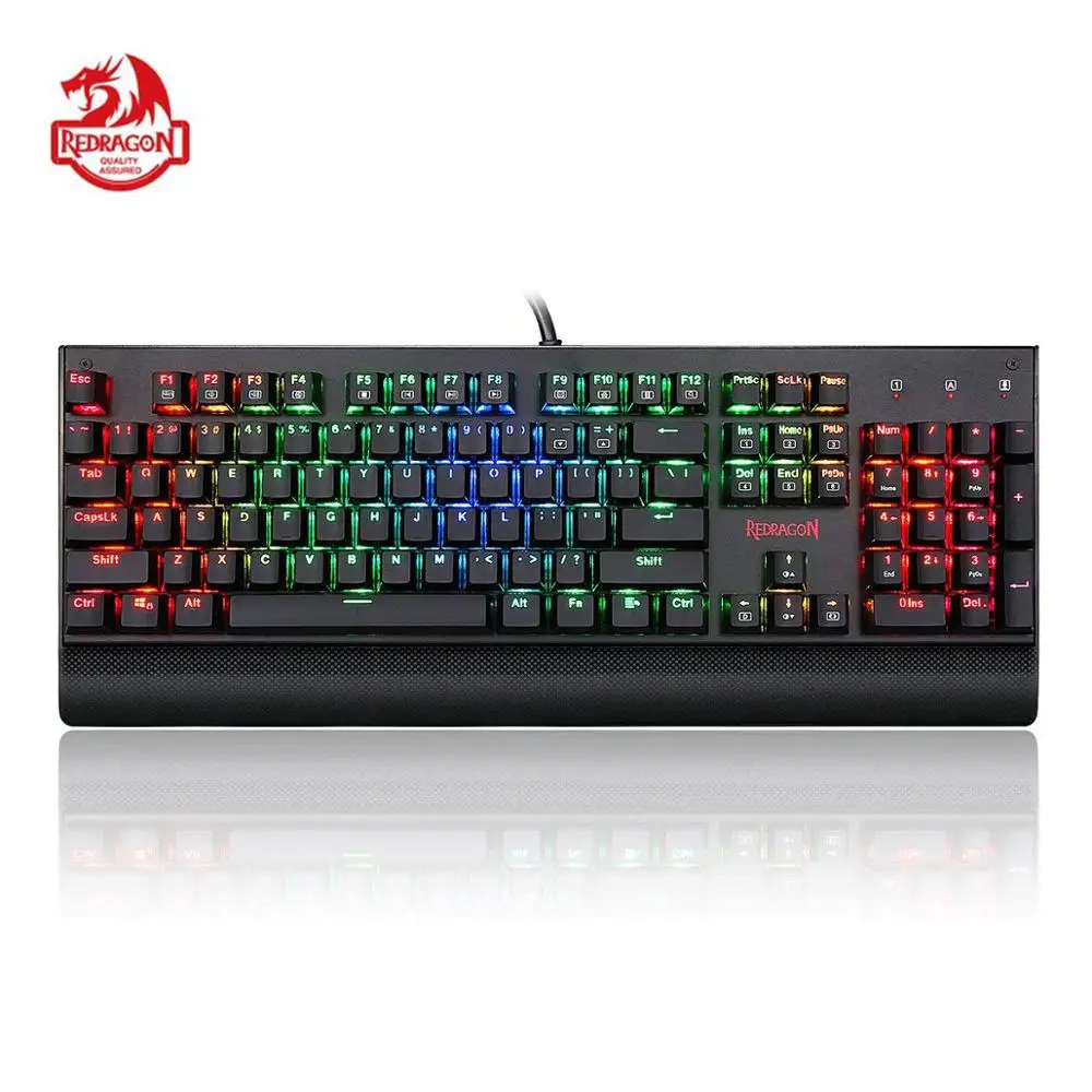 Механическая игровая клавиатура Redragon K557 KALA синие переключатели с 104 клавишами