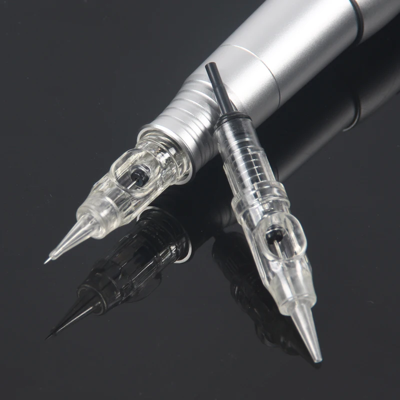 100 шт 1rl 3rl 600D-G Agulhas легко щелчок Перманентный макияж иглы 5RL для татуировки картридж иглы роторная швейцарская машинка ручка
