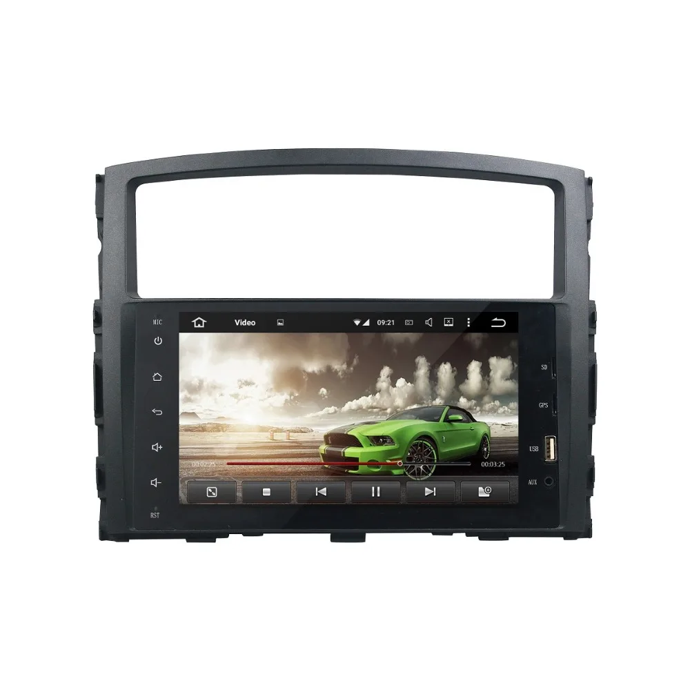 Автомобильный мультимедийный плеер DSP PX6 6 ядер 2 din 8 дюймов Android 10 DVD для Mitsubishi PAJERO