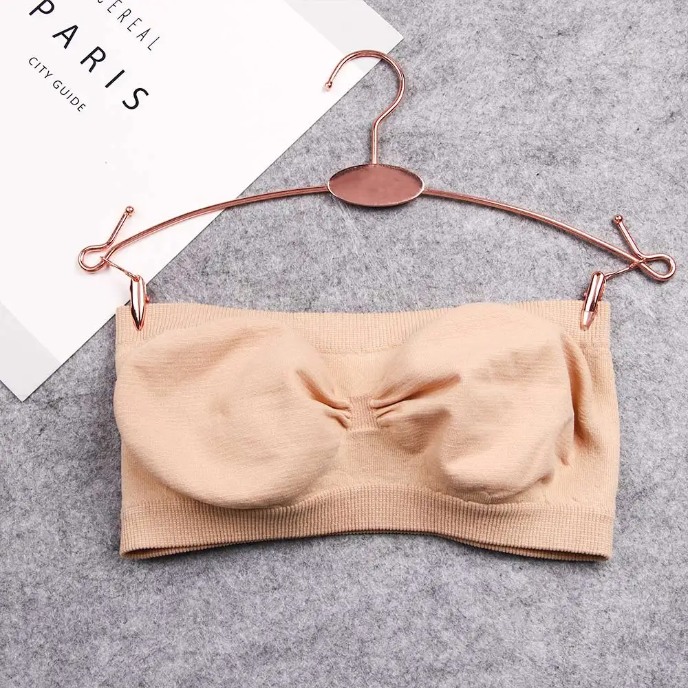 

Sexy Women Strapless Tube Tops Breathable Crop Top Bra Bandeau Boob Tube Top Off Shoulder Bustier Brassiere Bra Women Lingerie