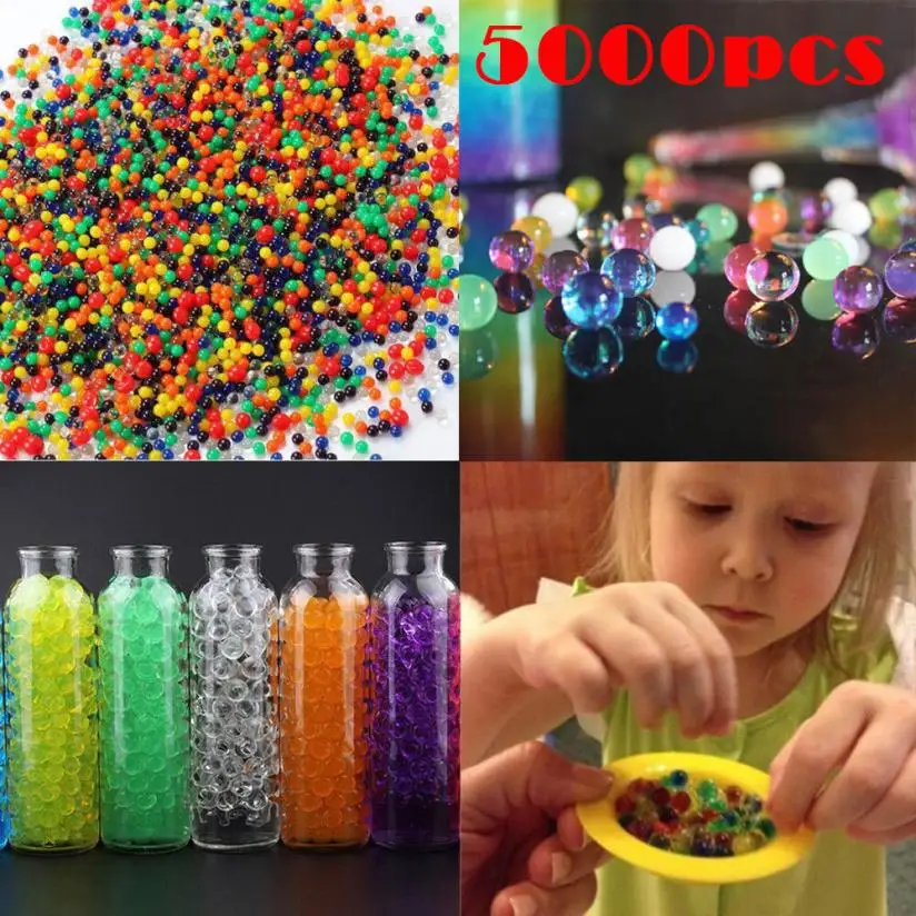 5000pcs Hydrogel Balls Growing Water balls,Beads Crystal Gel Water