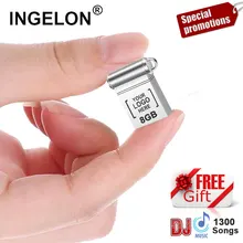 Рекламная 8GB Флешка DJ MUSIC 1300 Sonys для подарка USB флеш-накопитель более 10 шт пользовательская карта памяти с логотипом Cle USB2.0