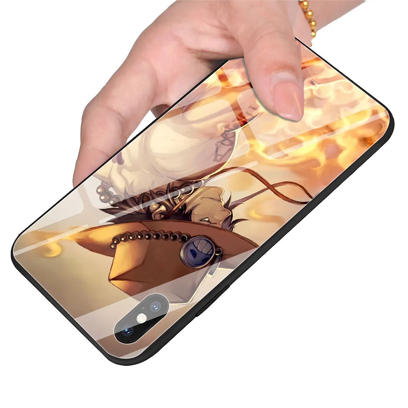 Lavaza цельный Luffy закаленное стекло чехол для телефона Apple iPhone XR X XS Max 8 7 6 6S Plus 5 5S SE 10