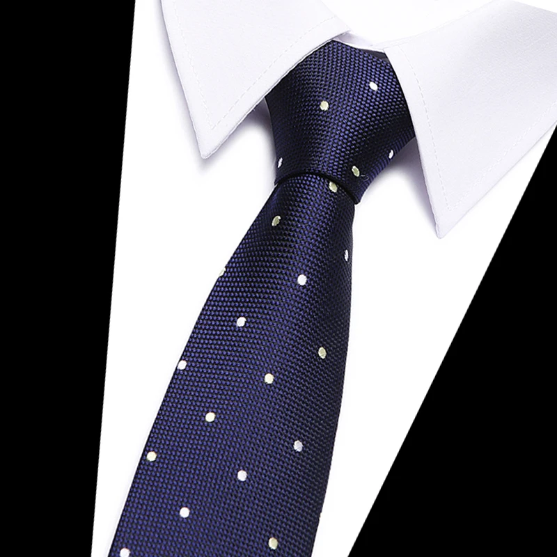 

New fashion blue dot tie High Quality England style Stripe JACQUARD WOVEN Men's Tie Necktie 8cm business wedding ties Male Dress