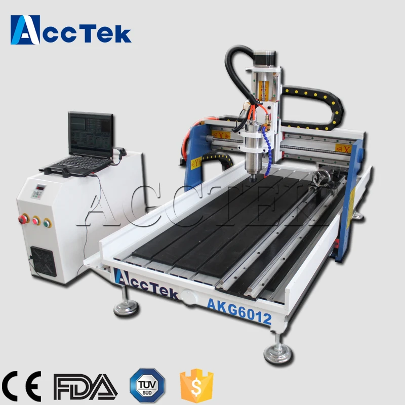 Buy Acctek cheap desktop router cnc 6040 6090 6012