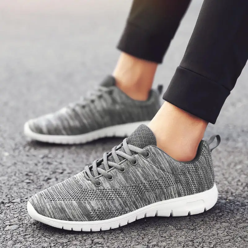 2018 Flywire Для мужчин Спортивная обувь BreathableOutdoor прогулки беговые кроссовки для Для мужчин новый бренд Для мужчин Спортивная обувь