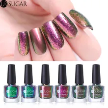 Ur Sugar 6 мл Лак для ногтей Хамелеон Galaxy Блестки для ногтей искусство Лак Звездный маникюр лак для ногтей черная основа