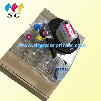 

1000ml tank 711 Bulk Ink System With Home Chain For HP Designjet T120 T520 ARC chip extra protection ink damper