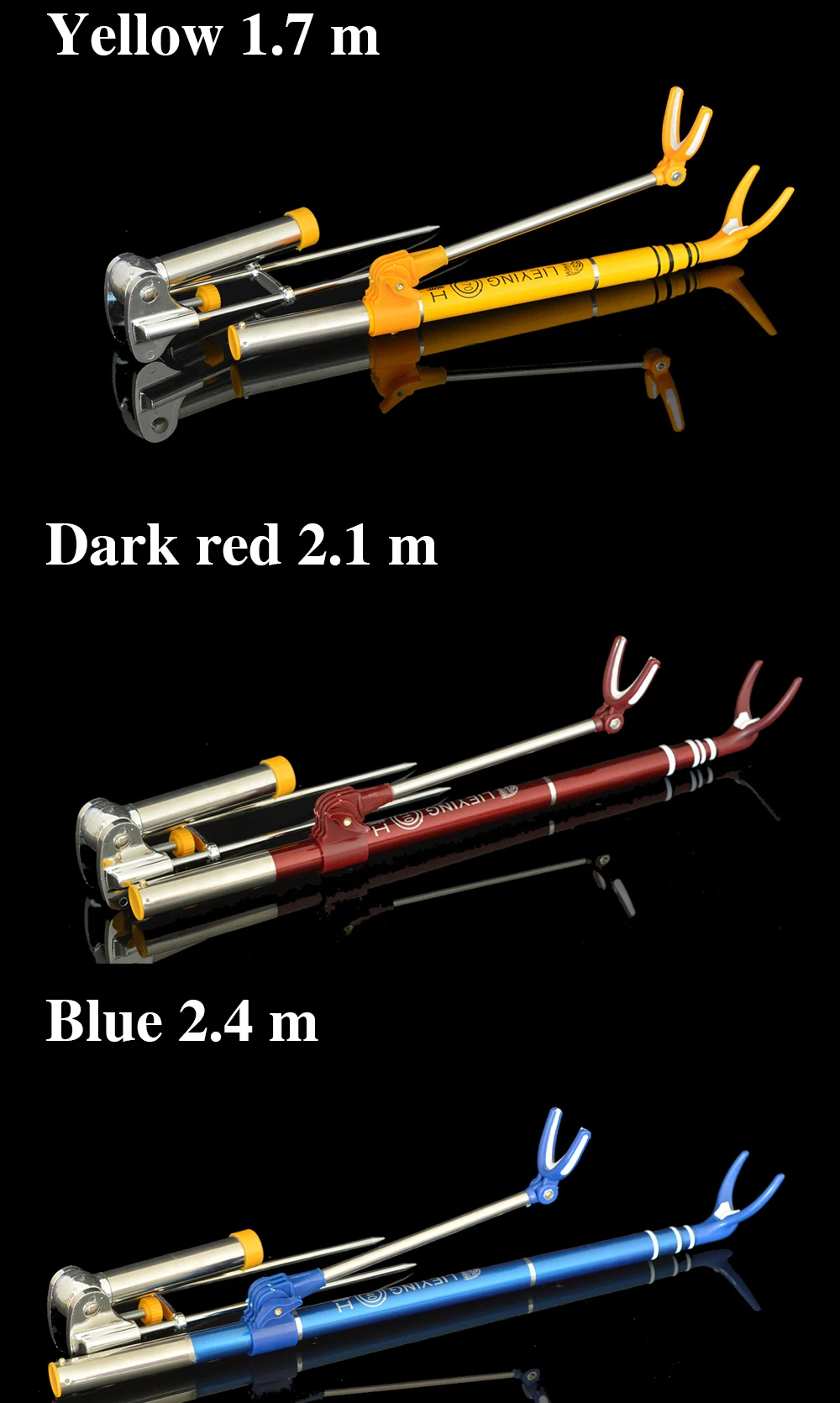 Suporte para Varas de Pesca de Fibra de Carbono de Pesca Pólo Bracket Telescópica Ajustável Ferramenta 1.7 - 2.1 2.4 m 5 Pesca De Fibra De Carbono De Pesca