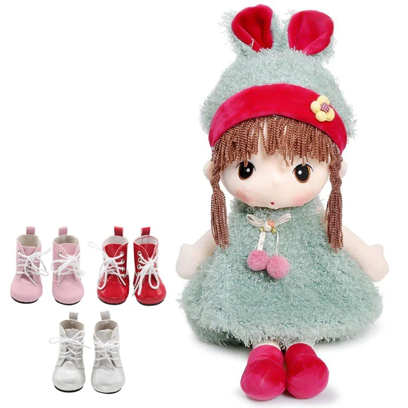 1 пара туфель для 18 дюймов Кукла игрушечная мини-кукла обувь для мультяшных кукол сапоги куклы Sneackers аксессуары Лидер продаж 7 см