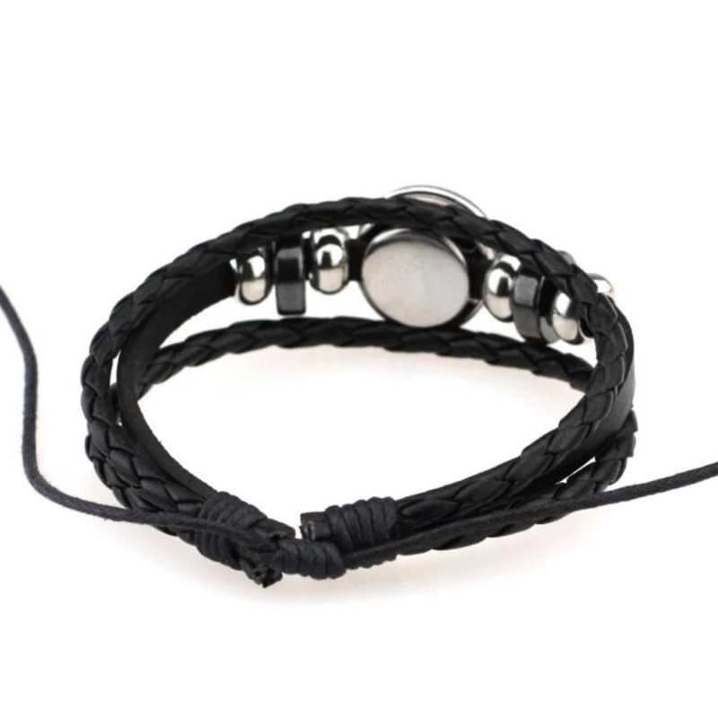 Pulseira de Charme Pulseira para Presente de Jóias Personalizado Feito Pelo Cliente Cabochon Gemas Snaps Botão B18132 18mm 3 High Quality Joias e Acessórios