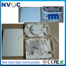 10 шт./лот, 4 порта FTTH мини оптоволоконная пустая Клеммная коробка, оптоволоконная розетка FTTH клиентская Клеммная коробка(пластиковый корпус