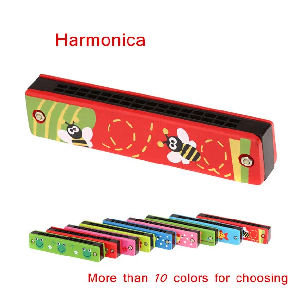 Высокое качество TREMOLO Master Губная гармошка 16 отверстий детский музыкальный инструмент развивающая игрушка деревянная крышка красочная дудочка из тростника