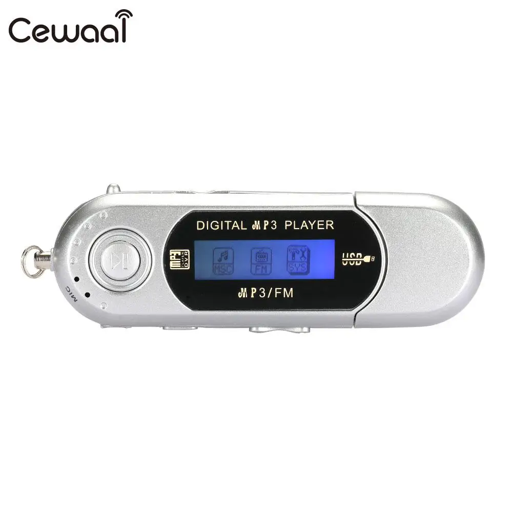 Музыкальный медиаплеер Портативный USB MP3 Спорт FM радио ABS Поддержка TF карта путешествия
