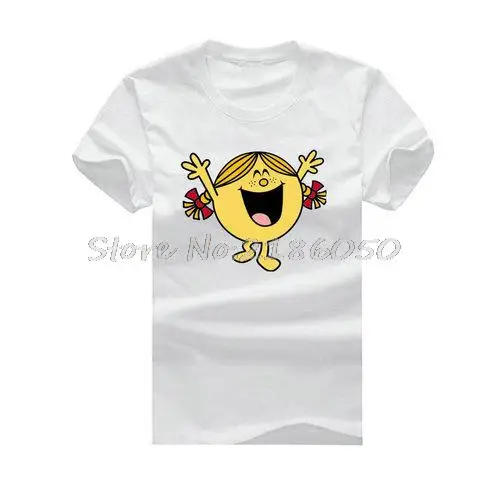 Mr men Little Miss Chatterbox Man Футболка для мальчиков Аниме футболки и топы мужская футболка с короткими рукавами