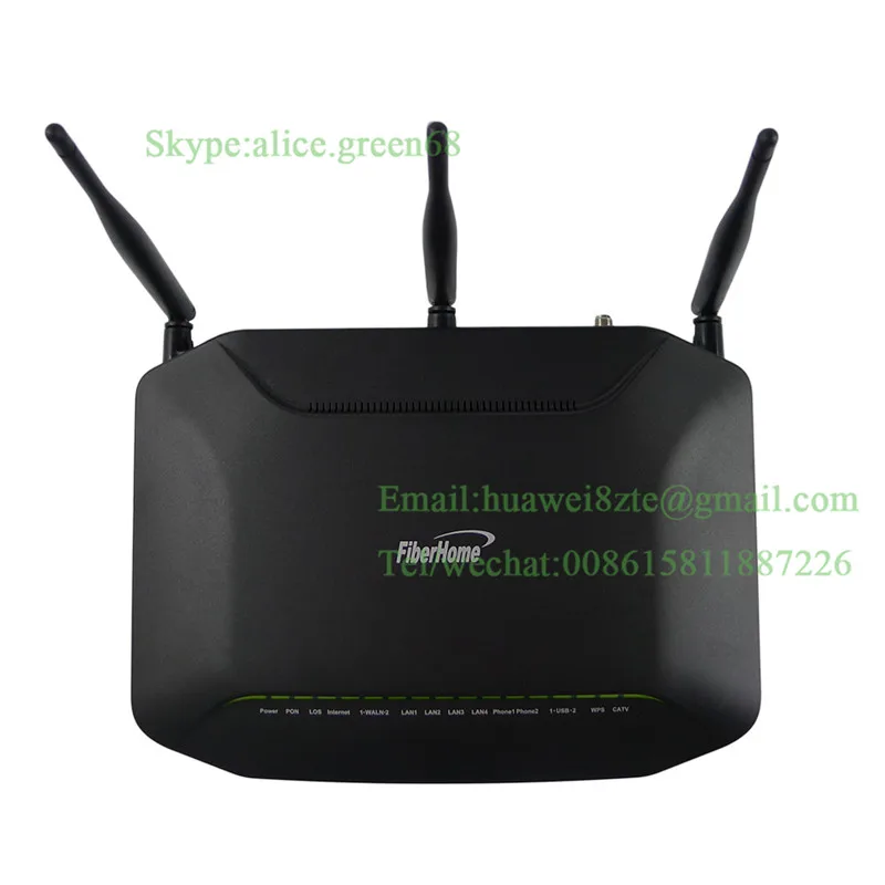 

HG268XF GPON ONU with CATV RF port 4GE LAN dual band 2.4G&5G WIFI 5dbi antenna