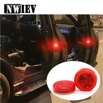 

NWIEV Car LED door light Strobe Warning Light For Citroen C4 C5 Fiat 500 Renault Duster Megane 2 Logan Captur Alfa Romeo 159 156