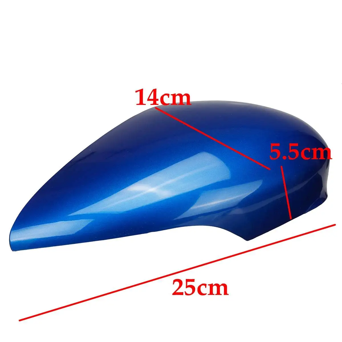 Синий ABS влево/подходящую машину Зеркало заднего вида боковая крышка шапка с декором "крылья" для фиеста MK7 2008 2009 2010 2011 2012 2013