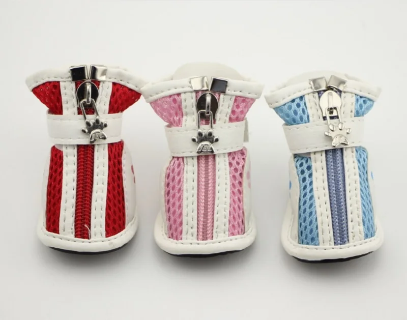 J2_High_quality_4pcs_set_Pet_Dog_Shoes_Spring_Summer_Breathable_Puppy_dogs_Cats_Footprint_Pattern_Net_shoes_Anti_skid_for_Teddy_2