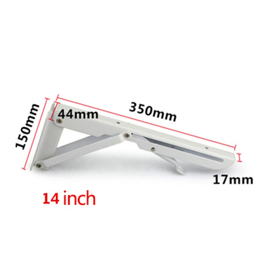 2Pcs/set White triangular Folding Bracket Metal Release Catch Support Bench Table Folding Shelf Bracket Home 2Pcs/set White triangular Folding Bracket Metal Release Catch Support Bench Table Folding Shelf Bracket Home