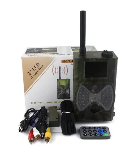HD 12MP Скаутинг инфракрасная фотоловушка RC HC 300M Охота GPRS/MMS 2 0 ''lcd|Видеокамеры 360