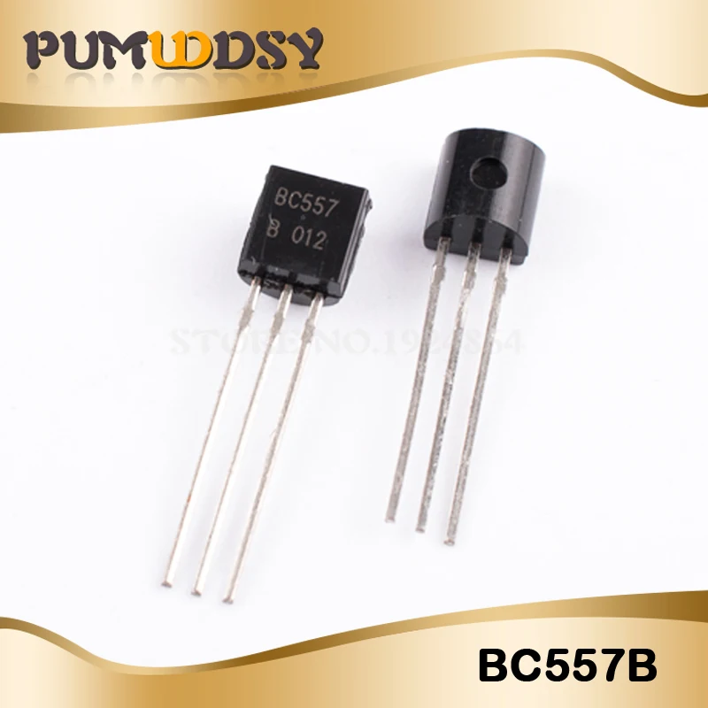 100pair = 200PCS BC547 BC557 BC547B BC557B NPN PNP TO-92 IC bjt transistor,transistors kit