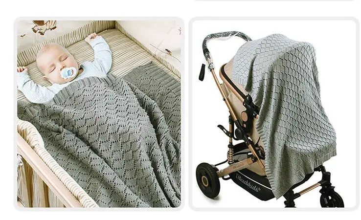 Детское одеяло для новорожденных s летнее дышащее хлопковое муслиновое вязанная крючком Детская Одеяло Пеленальное Одеяло Постельные принадлежности диван коляска одеяло
