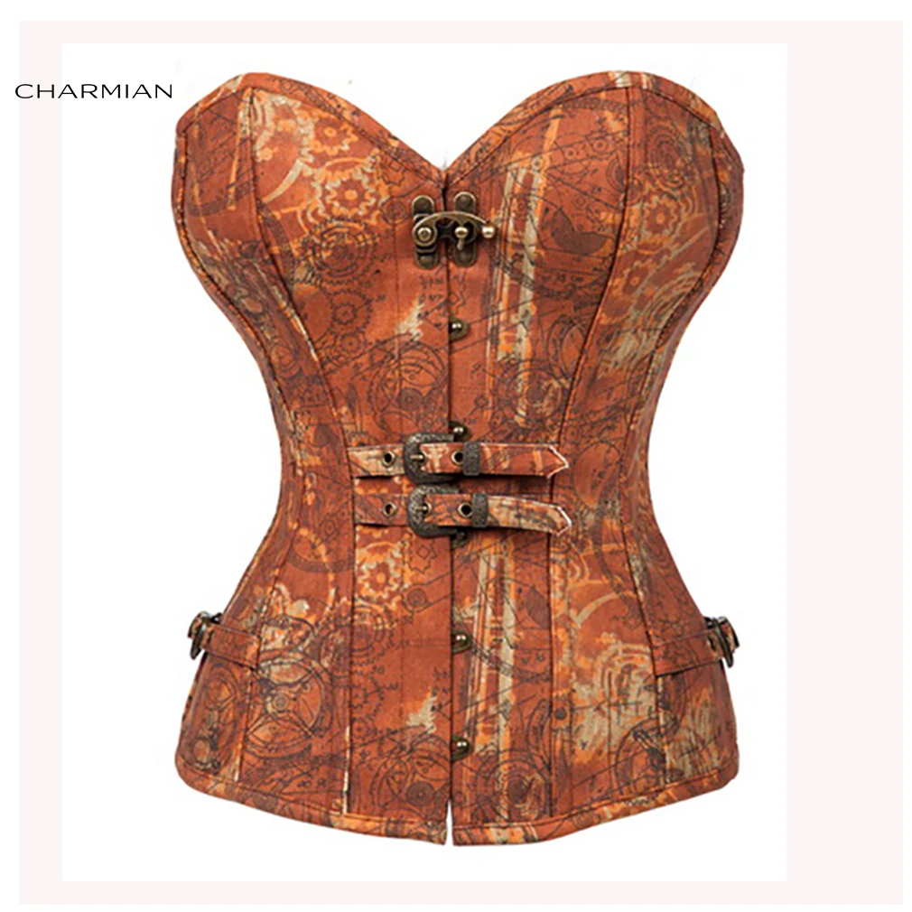 Buy Charmian Retro Gothic Bustiers Corsets Women