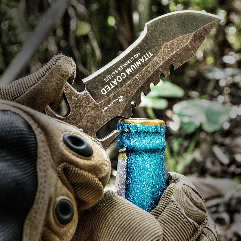 

Outdoor Survival Tools Tactical High Hardness Blade Wild Multi-Function Stainless Steel Knife Self-Defense Outdoor Camping Tools
