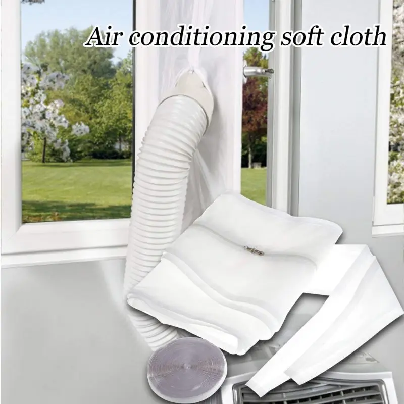 

2/3/4M Mobile Air-conditioning Soft Cloth Board Airlock Window Sealing For Mobile Air Conditioners And Exhaust Air Dryers