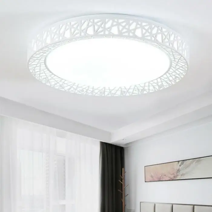 Ninho de Pássaro Redonda de Baixa Transmissão de Luz de Teto para Sala de Estar Mais Novo Lâmpada Potência Alta Quarto Cozinha Moderna Luz Led 6 Luzes de teto