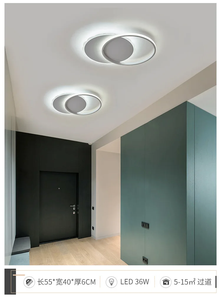 С ума сойти! Светодиодный потолочный светильник AC885~ 265 В, для спальни, для кухни, для кабинета, для прихожей