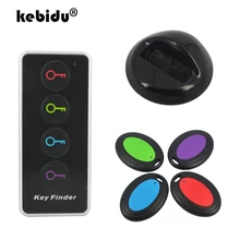 Localizador de chaves sem fio 4 em 1 avançado remoto chave localizador telefone carteiras anti-perdido com led tocha função 4 receptores e 1 doca