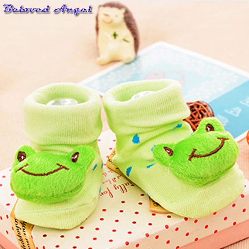 2019 Cartoon Cute Kids Socks Bear Animal Baby Cotton Floor Anti-skid Soft for Boy Girl Children Clothing 0-18Month |