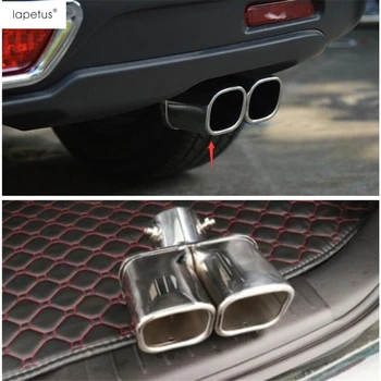 

Lapetus Accessories For Suzuki SX4 S-cross 2014 - 2020 Trunk Rear Tailgate Exhaust Tip Pipe Decoration Molding Cover Kit Trim