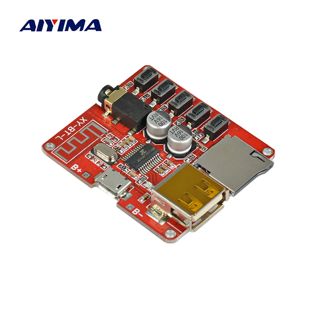 Беспроводной Bluetooth MP3 декодер AIYIMA 3 7 5 В WAV APE FLAC без потерь поддержка TF карты Micro