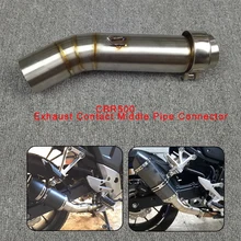 Motorcycle Exhaust Contact Middle Mid Pipe Connector for HONDA CBR500 CBR 500 CBR500R CBR500X 2012 2013 2014 2015