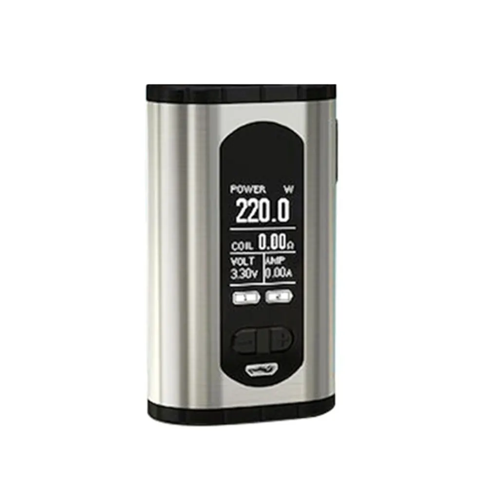 Eleaf Invoke 220 Вт TC Box MOD Vs Eleaf Invoke Kit, макс. 220 Вт, без 18650, батарейный блок, мод, Vape Vaporizer Vs Drag 2/Shogun - Цвет: Silver invoke Mod