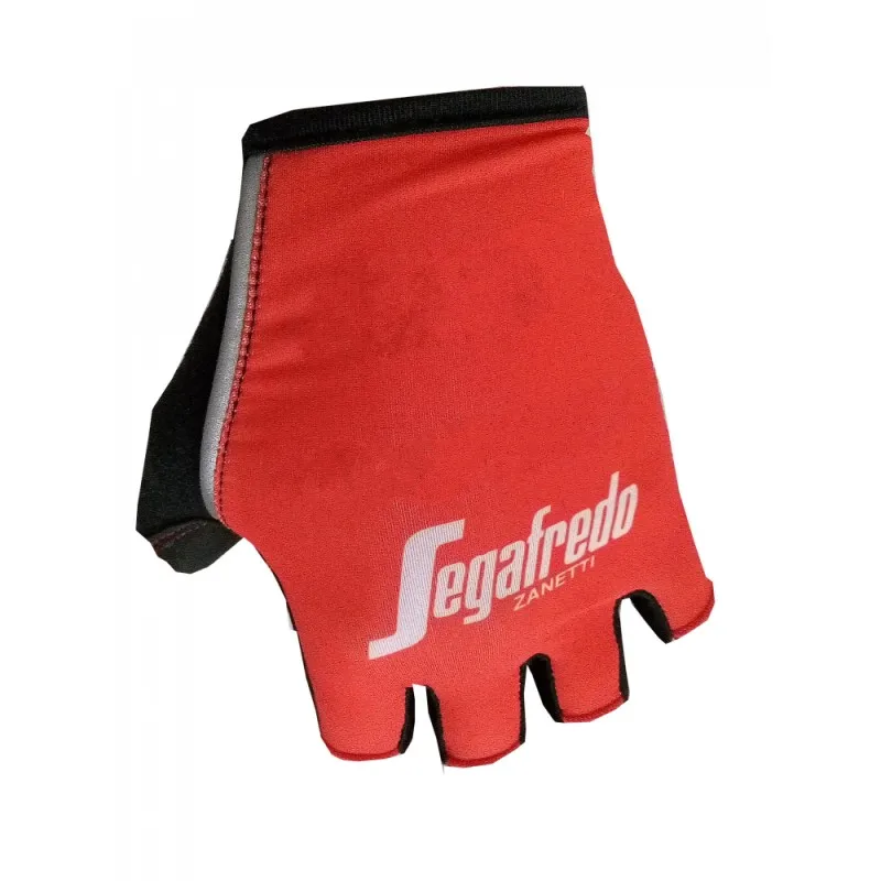pro team sunweb, Белые велосипедные перчатки, гелевая подкладка, мужские, высокое качество, летние, половина пальцев, велосипедные перчатки, размер m-XL - Цвет: red tre