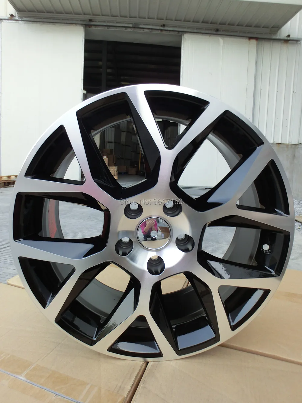 17x7. 5J колесные диски PCD 5x112 центр Broe 57,1 ET45 с колпачками ступицы