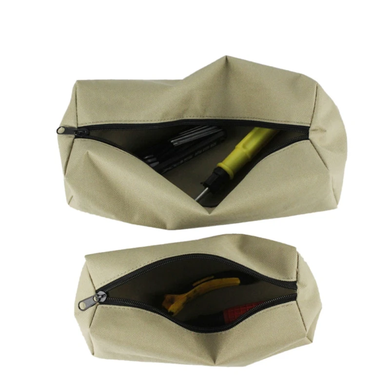 

2019 Travel storage Bag Screws Nails Drill Bit Metal Parts Tools Bag Waterproof Canvas Instrument Case Organizer Organization