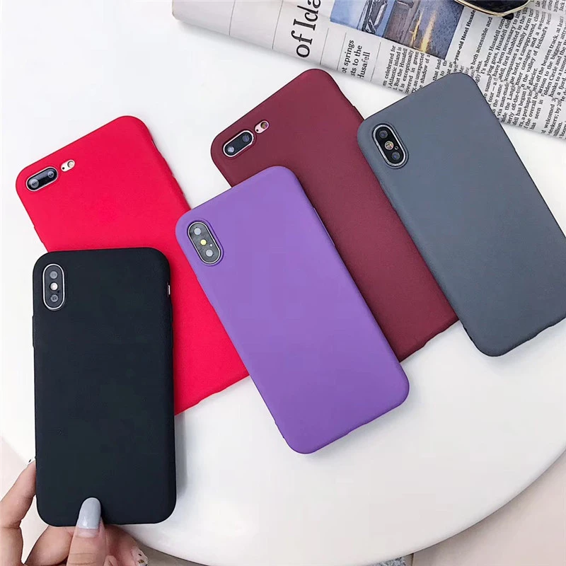 Мягкий чехол карамельного цвета для телефона Xiaomi Mi 8 9 SE A2 lite F1 на Redmi 8A 4x5 Plus 6A Note 5 7